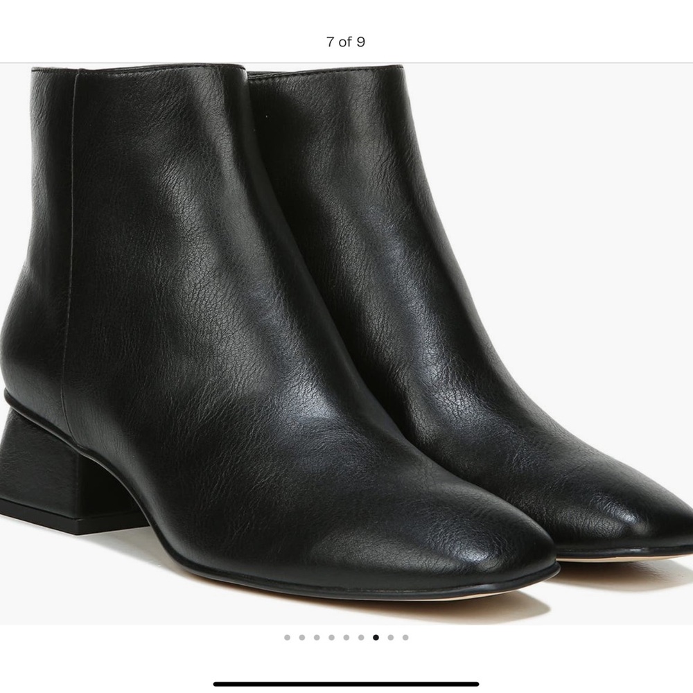 Circus NY by Sam Edelman Daysi Block Heeled Black Ankle Boots